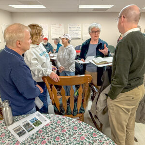 Mason District Arts Council members February 19, 2026 planning events for Mason Arts 250.