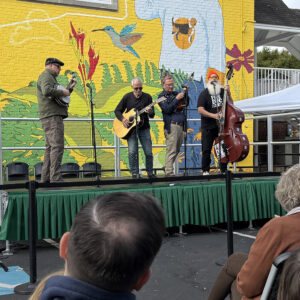 Local musicians, The Parklawn Ramblers, perform at the first Mason District Arts Festival.