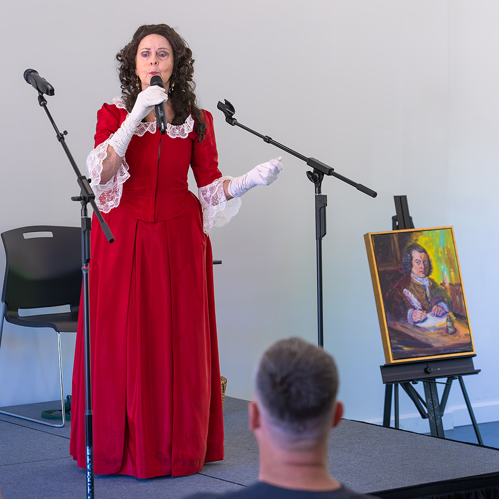 Janis Harless, presents the personal perspective of Nancy (Ann) Eilbeck Mason, eldest daughter of founding father George Mason IV.